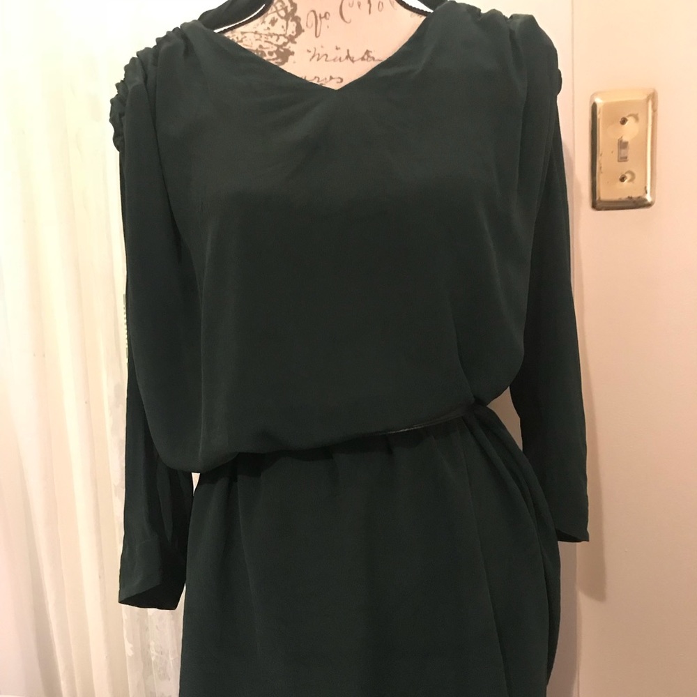 Ruffle detail tunic